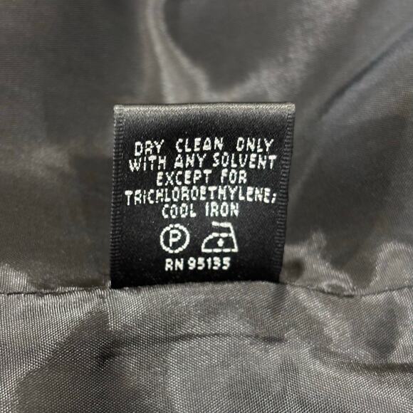 Lafayette 148 Size 12 L Black Embroidered Metallic Evening Jacket - Picture 7 of 8